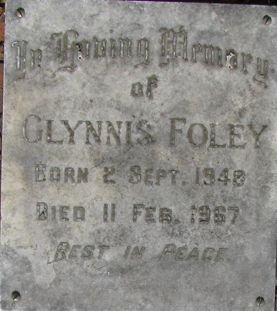 FOLEY Glynnis 1948-1967