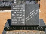 HEERDEN Marianna, van nee STEYN 1957-1984