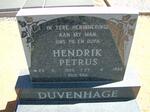 DUVENHAGE Hendrik Petrus 1920-1989