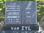 ZYL Jacobus Johannes, van 1910-1994