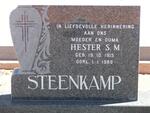 STEENKAMP Hester S.M. 1915-1989