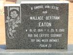 EATON Wallace Bertram 1914-1980
