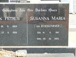 THERON Susanna Maria nee KOEKEMOER 1911-1984