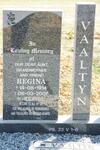 VAALTYN Regina 1914-2007