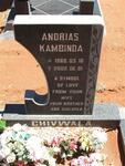 CHIVWALA Andrias Kambinda 1968-2002