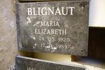BLIGNAUT Marie Elizabeth 1920-1989