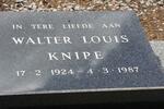 KNIPE Walter Louis 1924-1987