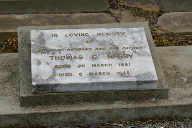 BARRY Thomas C. 1861-1946