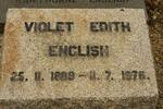 ENGLISH Violet Edith 1889-1976
