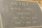 RETIEF Murial Ethel nee HAWKINS 1885-1975