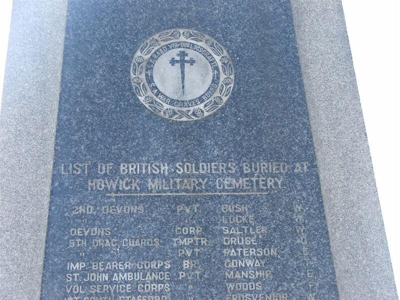 British soldiers buried at the Howick Military cemetery_2