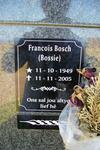 BOSCH Francois 1949-2005