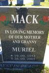 MACK Muriel 1953-2005