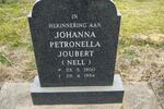 JOUBERT Johanna Petronella nee NELL 1900-1994