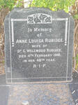 RUBIDGE Anna Louise 1889-1941