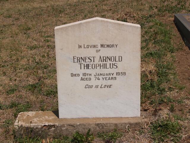 THEOPHILUS Ernest Arnold -1959