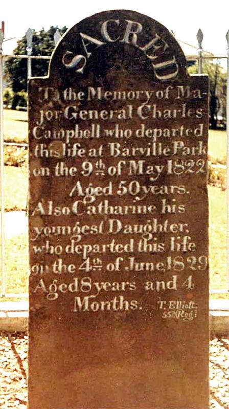 CAMPBELL Charles Collins -1822 :: CAMPBELL Catherine -1829