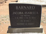 BARNARD Jacoba Isabella nee DREYER 1910-1975