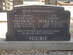 FOURIE Pieter du P. 1932-1977 & Myra M.H. ZEELIE1930-1979