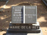 REY Maria Johanna, de la  1916-2005