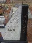 ROOS Ann 1973-1984