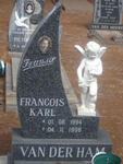HAM Francois Karl, van der 1994-1996
