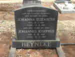 HEYNEKE Johannes Josephus 1905-1988 & Johanna Elizabeth 1901-1982