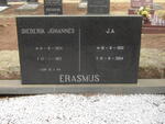 ERASMUS Diederik Johannes 1924-1983 & J.A. 1930-2004