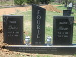 FOURIE Dries 1915-1994 & Mierie 1919-1995