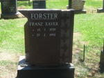 FORSTER Franz Xaver 1939-1992
