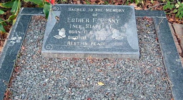 PENNY Esther F. nee STAPLES 1887-1987