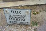 FELIX Christine 1935-2002