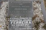 FERREIRA Frederik Wagner 1908-1986 & Margaretha Johanna VAN DER SPUY 1917-2003