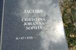 JACOBS Christina Johanna Sophia 1928-