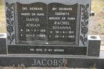 JACOBS David Johan 1910-1989 & Rachel Susanna 193-1985