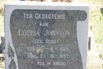 JOHNSON Louisa nee RENS 1905-1957