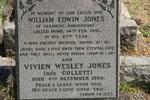 JONES William Edwin -1951 & Vivien Wesley COLLETT -1980