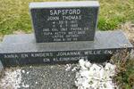 SAPSFORD John Thomas 1917-1995