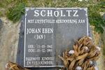 SCHOLTZ Johan Eben 1942-1995