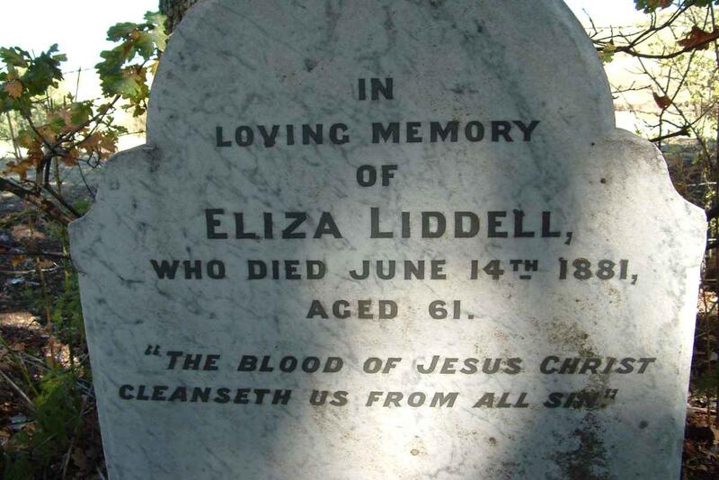 LIDDELL Eliza -1881