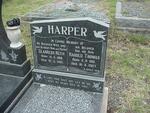 HARPER Harold Thomas 1915-2007 & Clarress Ruth 1919-1982 :: HARPER Peggy Margaret Francis 1919-1998 