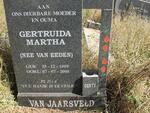 JAARSVELD Jacobus Johannes, van 1904-1955 & Gertruida Martha VAN EEDEN 1909-2000 