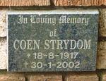 STRYDOM Coen 1917-2002