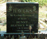 HAVERS Beatrice Mary 1922-2000