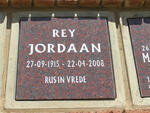 JORDAAN Rey 1915-2008