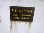 LOURENS Piet 1903-1967