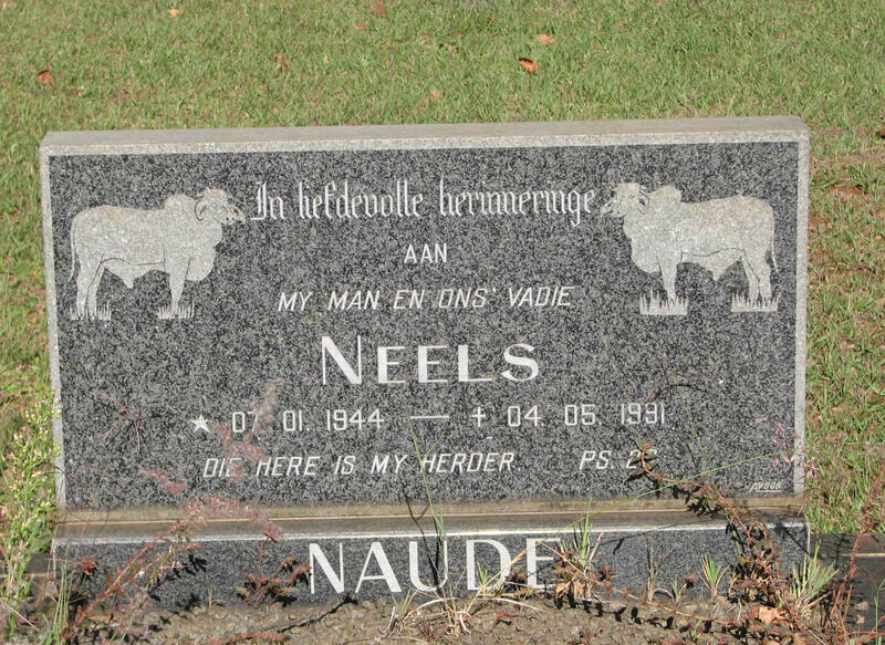 NAUDE Neels 1944-1991