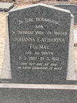 TOLMAY Johanna Catharina nee DU BRUYN 1907-1952