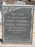 KOEKEMOER Louis Stephanus Jacobus 1879-1951