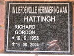 HATTINGH Richard Gordon 1958-2004